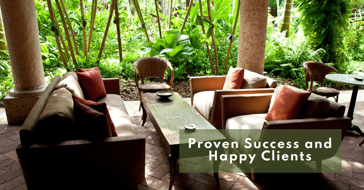 happy client of one landscaping